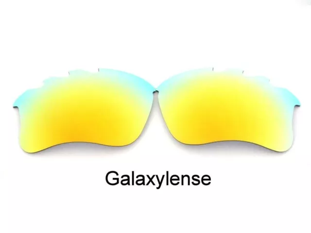 Galaxy Lentes de Repuesto Para Oakley Flak Jacket XLJ Ventilado Oro Polarizado