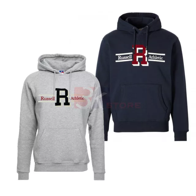 Felpa  RUSSEL ATHLETIC pull over Hoody with "R"