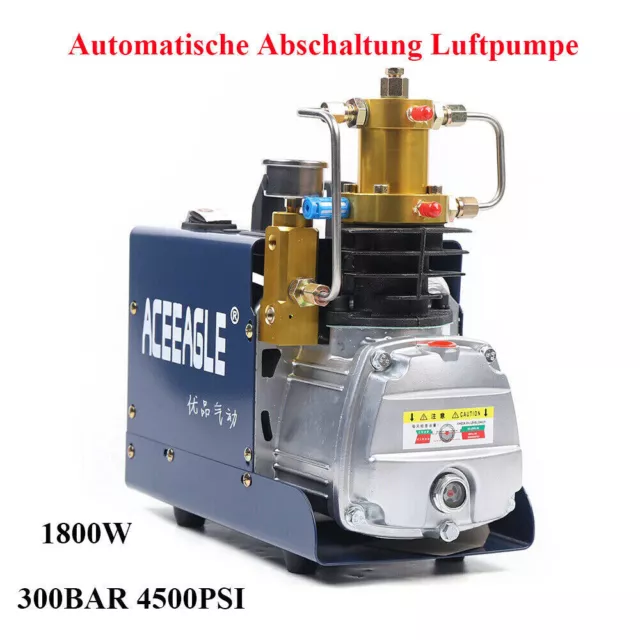Air Compressor Pump 1800W High Atmospheric Pressure Airgun Scuba 2800r/min 2