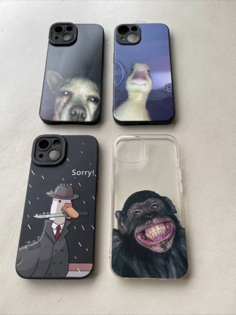 iPhone 13 Funny Animal Themed Silicone Cases