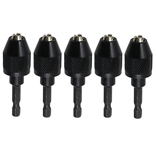 Mandrino trapano senza chiave in 5 pezzi per avvitatore a percussione, morsetto mangime Stadapt7709