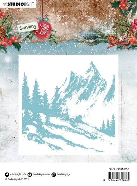 Studio Light Sending Joy Clear Stamp-NR. 55, Background Landscape SLSJMP55