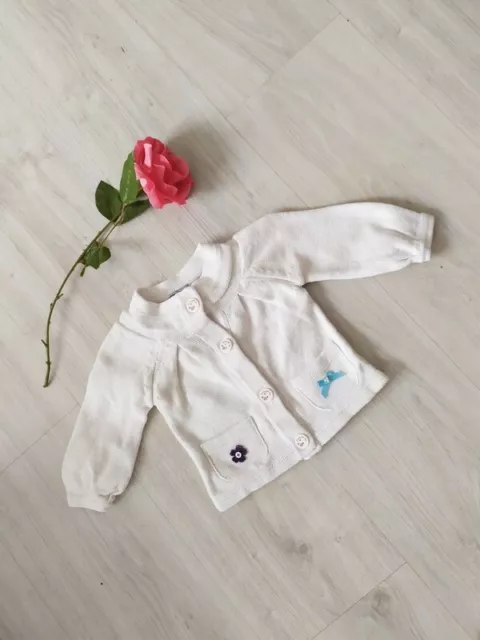 Gilet en coton manches longues 9 mois bébé fille