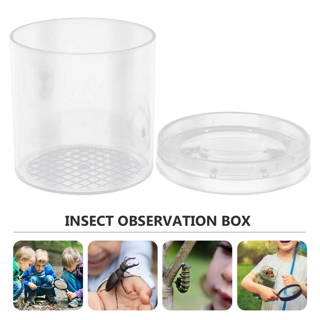 6 Pcs Transparent Critter Beard Magnifying Mirror Toy Set