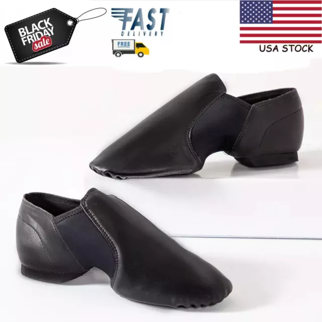 Professional Split Sole Dance Shoes With Elastic Jazz Shoes for Boys and Girls