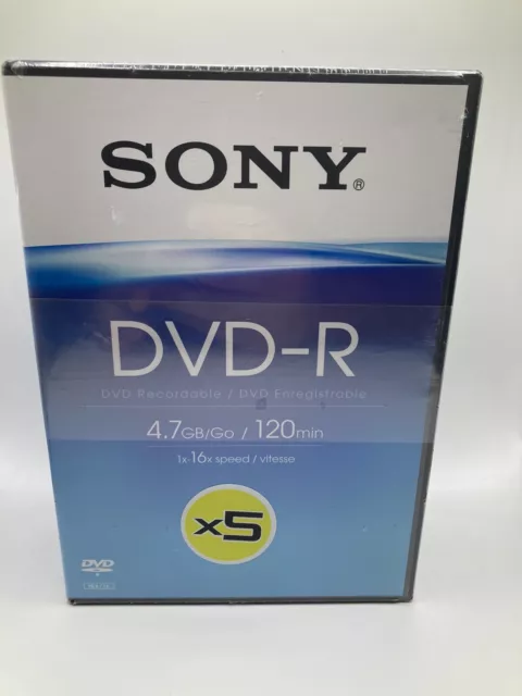 DVD VIERGE ENREGISTRABLE, lot de 5 DVD+R 4.7GB Bulkpaq dans boîtier EUR  6,50 - PicClick FR