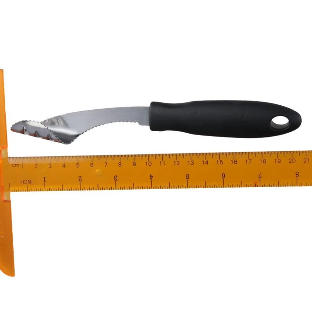 RUBBER HANDLE PEPPER Corer Serrated Slice Jalapeno Corer Pepper £4.72