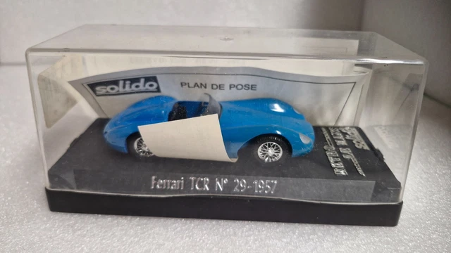 Miniature Solido SB 1/43 Ferrari 500 TRC Le Mans 1957 N°29, Très Bon état Sans Boîte