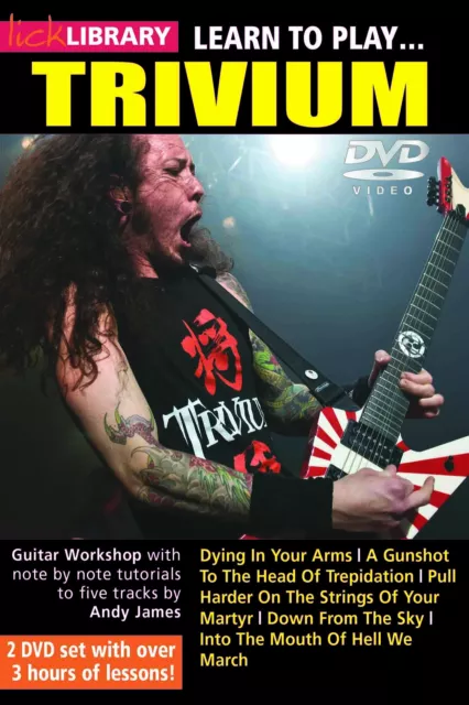 LICK LIBRARY Learn to Play Trivium Rock Songs GUITAR Lesson Tutorial DVD