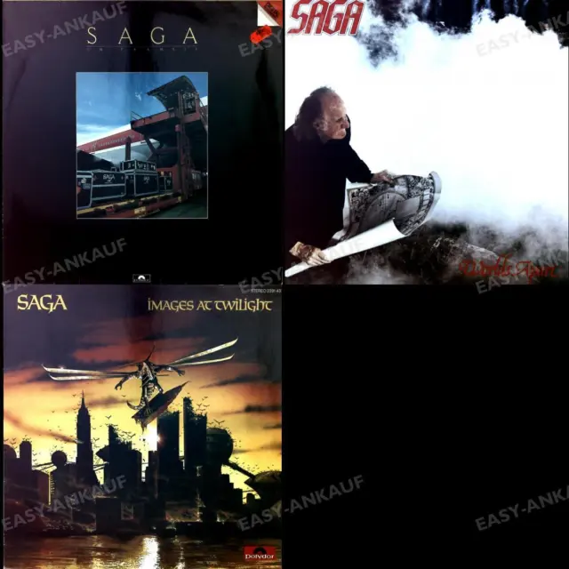 Saga Vinyl Sammlung Vol. 47: 3x LP In Transit, Worlds Apart, ... .