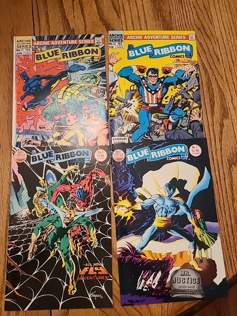 LOT 5 Archie/Red Circle 1983 BLUE RIBBON COMICS 2 4 5 7