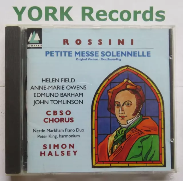 ROSSINI - Petite Messe Solennelle HALSEY / FIELD / OWENS - Ex Con CD Conifer