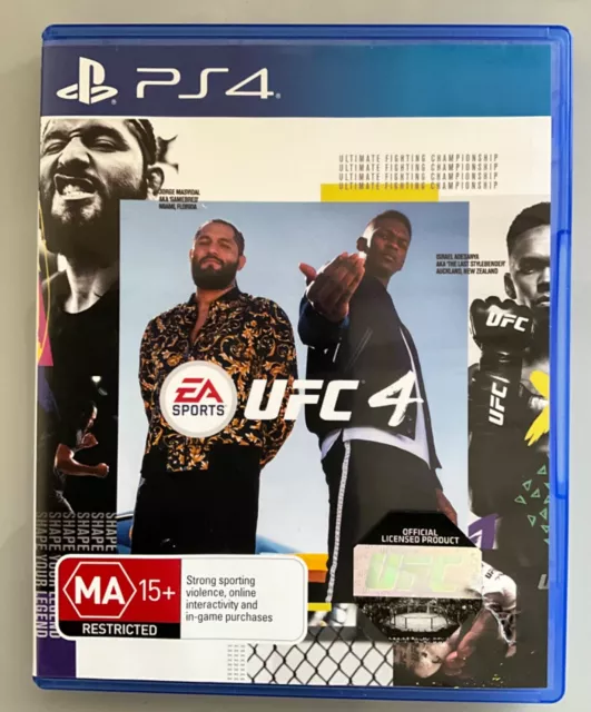 PS4 PLAYSTATION 4, EA Sports UFC 4 Game, AUS PAL Free, Tracked Shipping  $42.70 - PicClick AU