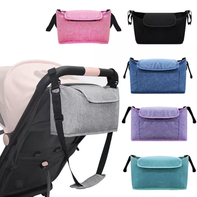 Line Pram Storage Bag Baby Poussette Organizer Bag Cup