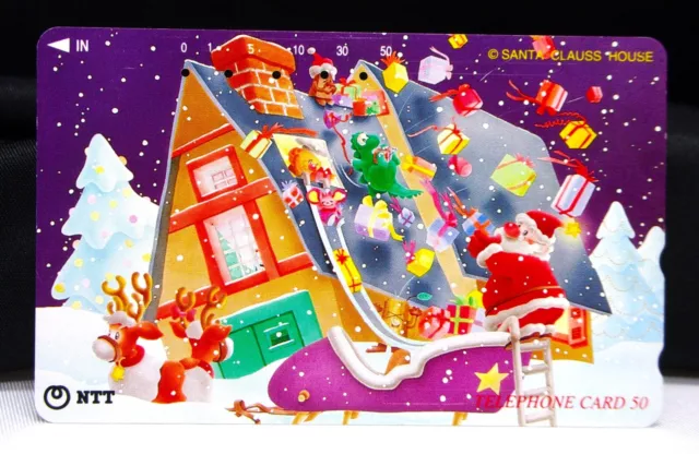 VTG 1992 - Christmas - (C) Santa Claus House - 50 NTT Japan Phone Card