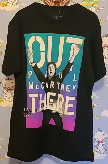 Paul McCartney "Out There 2014 Tour" Concert Shirt Size Large Salt Lake City, UT