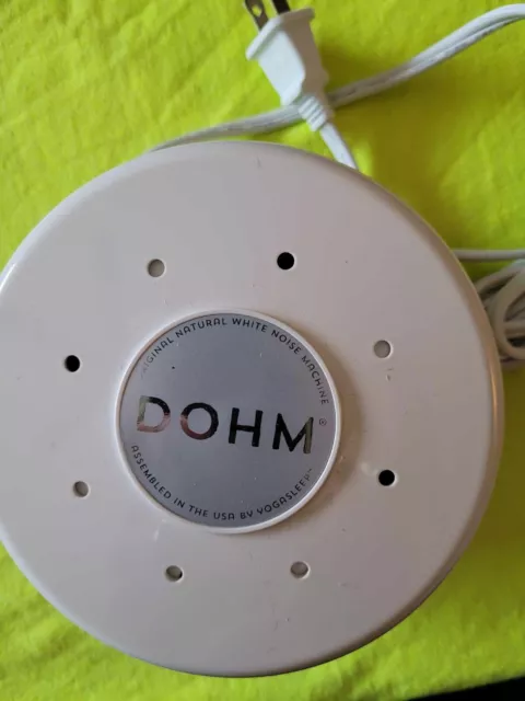 Dohm White Noise Sound Conditioner Sleep Machine Two Speed Model MIDSUSWH