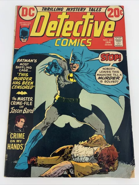 Detective Comics #431 (DC Comics, 1974) Bronze Mike Kaluta Denny O'Neil Batman