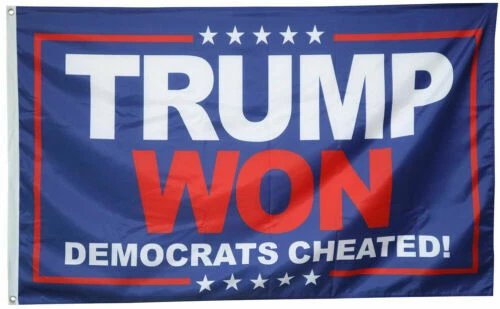 Drapeau Trump 3x5 Pieds – Bannière USA Rouge Bleu Blanc – Livraison Gratuite – Polyester