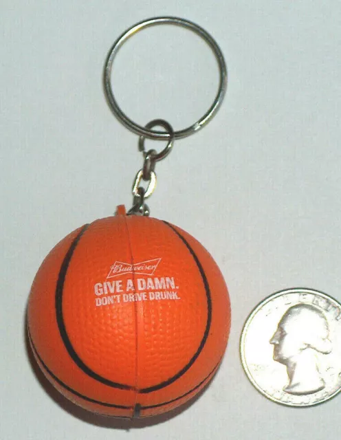 Budweiser King Of Birre Danno Un Damn ,Non Guida Drunk Morbido Basket Key Catena