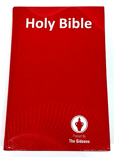 Holy Bible Placed By The Gideons Old And New Testament Hardcover 2019 Red Gloss