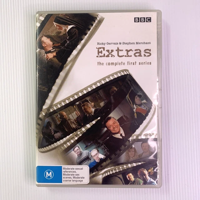 Extras TV Series 1 DVD Complete First Season - Region 4 Ricky Gervais
