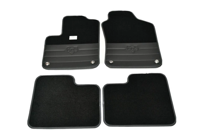 Gledring Rubber All Weather Car Floor Mats for Fiat 500 13-23