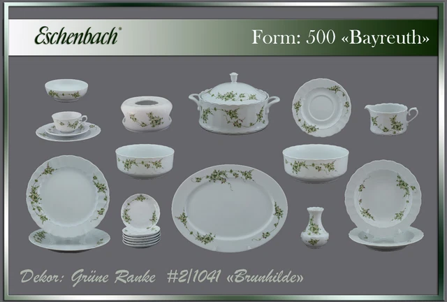 Grande Serviette De Table Eschenbach Form 500 Bayreuth Décor Brunhilde - 36,5 X 26,5 Cm, Occasion En Bon état