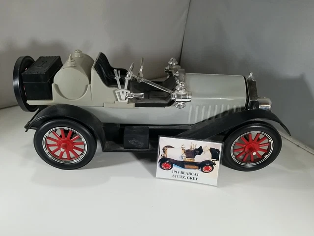 Jim Beam Whiskey 1914 Stutz Bearcat Gray Decanter 1977 Empty Vintage