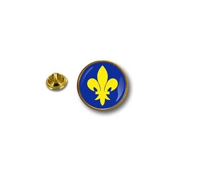 pins pin badge pin's metal epoxy drapeau fleur de lys roi de france r1 