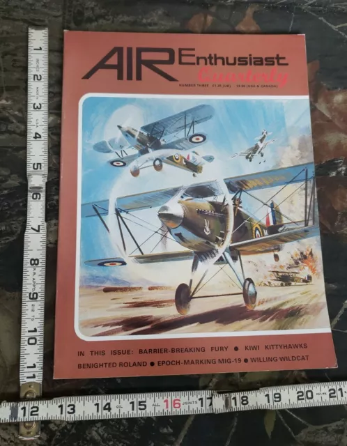 Vtg Air Enthusiast Quarterly #3 Barrier-breaking Fury Magazine