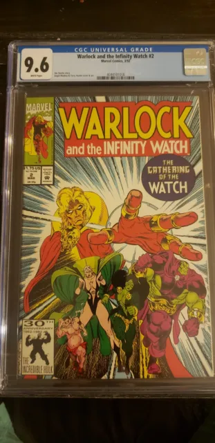Warlock and the Infinity Watch 2 - CGC 9.6 - Gathering of the Watch