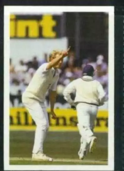 Scarsa carta commerciale di Graham Dilley Cricket 1986, dito