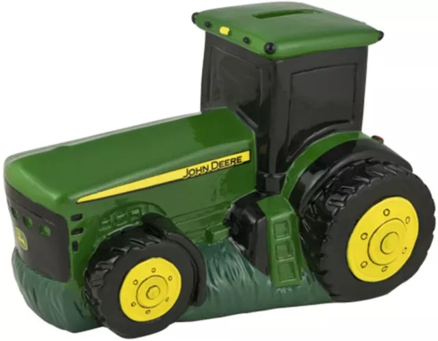 Officially Licensed John Deere Polyresin Tractor Savings "Piggy" Coin Bank 3