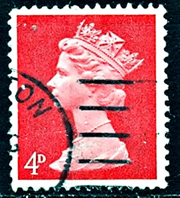 Timbre Grande Bretagne N° 476  Elizabeth Ii   Oblitere  Scan Contractuel