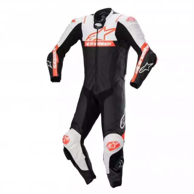 Alpinestars Mens 1 Piece Suit - Missile V2 WARD Tech Air Ready (Black/White/Red)