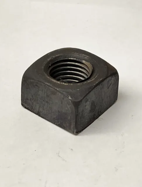 (10) 1"-8 Square Nuts Steel Plain HEAVY 1 inch SQUARE NUT (1-5/8 wide X 1"thk)