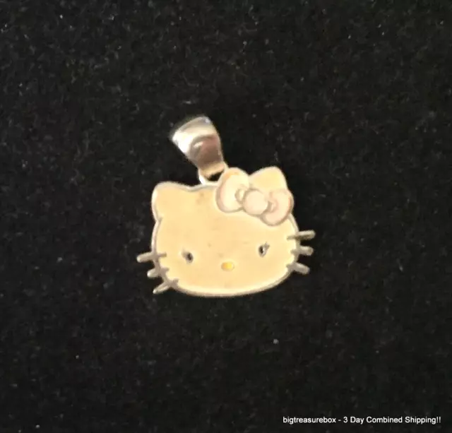 Vtg Necklace Pendant MARKED SANRIO JCM  925 STERLING SILVER HELLO KITTY lot y