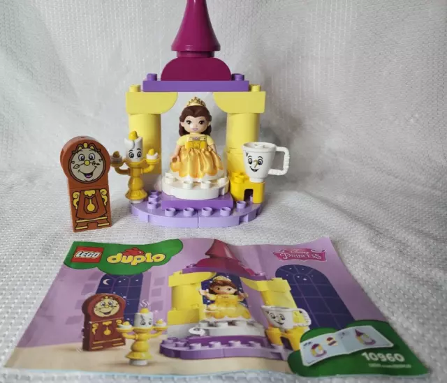 Disney Lego Duplo Belle's Ballroom 10960 Beauty And The Beast Complete Set