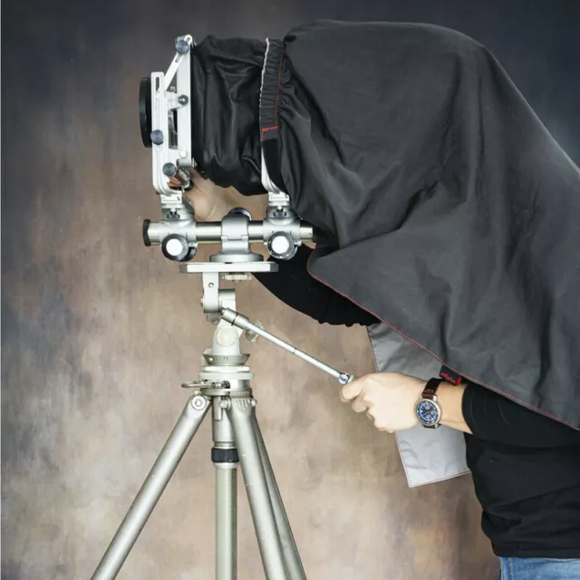 Dark Cloth Focusing Hood 4x5 Large Format Ultra-Light Double-Sided 100*100cm 3