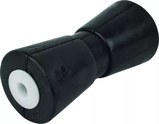 Attwood 11215-1 Heavy Duty Boat Trailer Roller Rubber Shaft Keel Black 7.5-In...