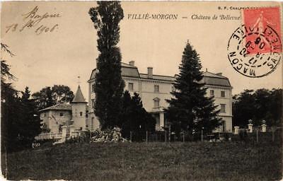 CPA ak villié-morgon chateau de Bellevue (614720)