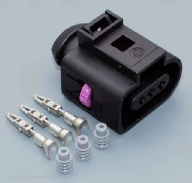 Spina VW 1J0973703 Kit Riparazione 3 Poli Set Cavi Presa 1J0 973 703 - Foto 9