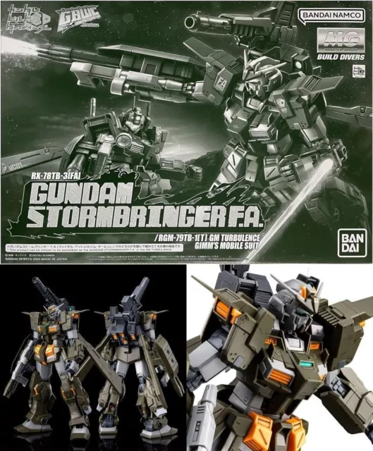BANDAI SPRITS MG 1/100 Gundam Stormbringer F.A. Fatal Ash/Jim Turbulence New JPN