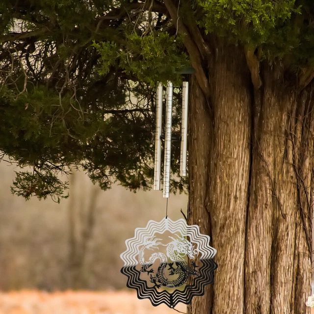 HANGING WIND SPINNERS Garden Decor Outdoor Lawn Chimes Goblincore Room