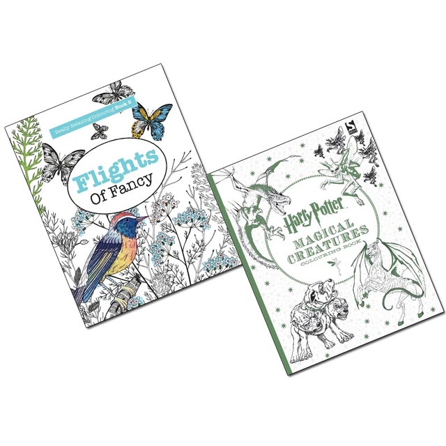 HARRY POTTER MAGICAL Creatures Postcard Colouring Book: 20 postcards to ...