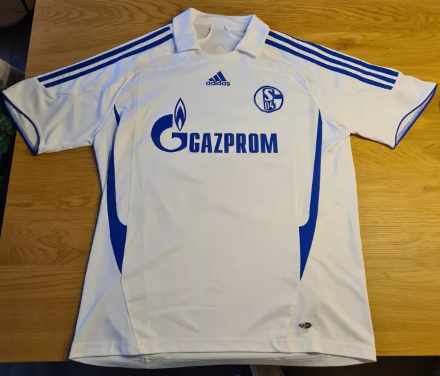 Originales FC Schalke 04 Auswärts Trikot 07/08 08/09!!! Adidas Größe L !!!