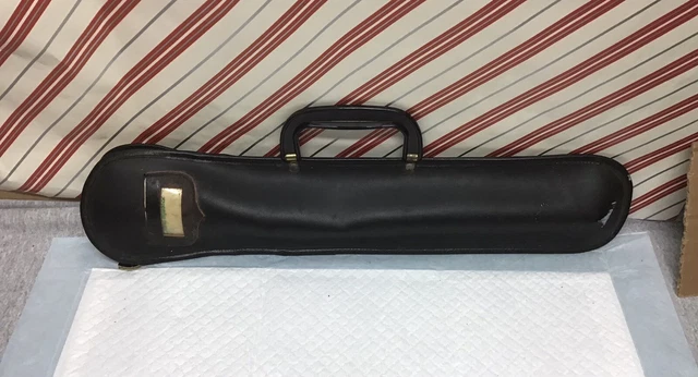 The Hamilton 600 Vintage Music Stand With Leather Case And Handle. Zipper Close