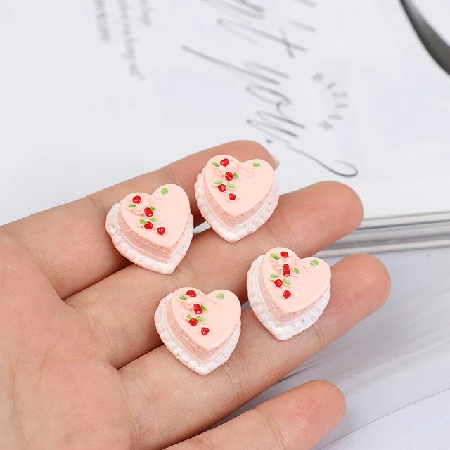 5pcs Miniature dollhouse 1/12 Birthday Cake Re-ment Pretend food kitchen ToU Ql