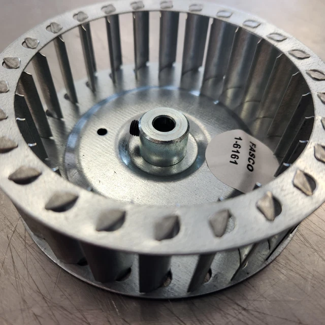 Fasco#1-6161 Inlet Blower Wheel 4-1/2" Diameter X 1-5/16" Width 5/16 BORE CW ROT